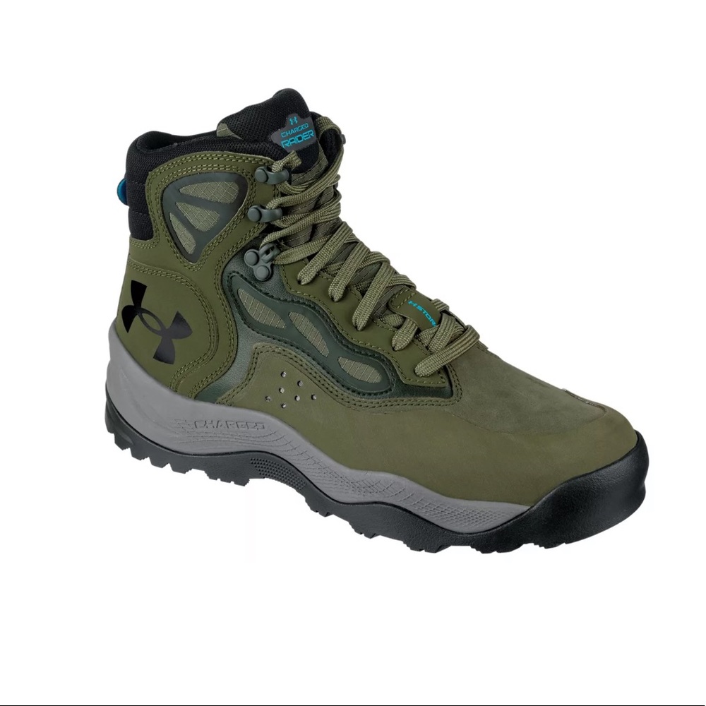 NWOTs Under Armour Charged Raider Mid Waterproof Hiking Boots for Men. Size 11
